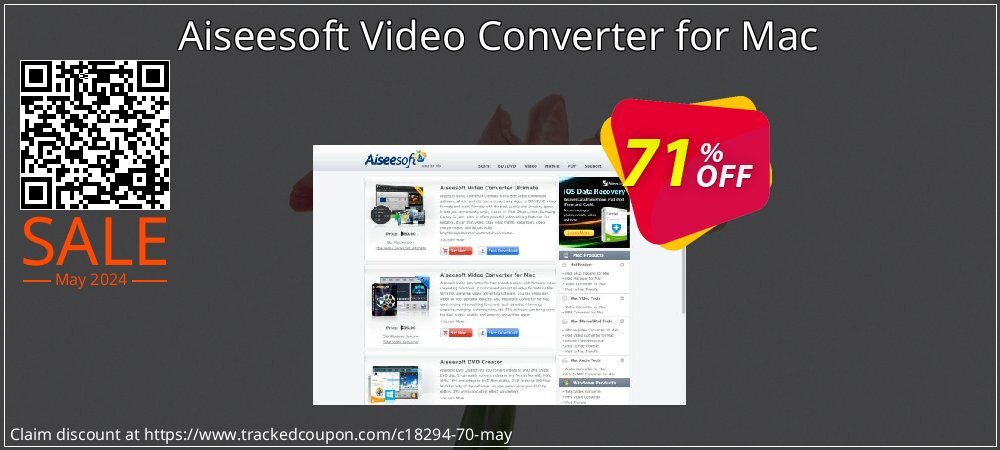 Aiseesoft Video Converter for Mac coupon on National Walking Day super sale