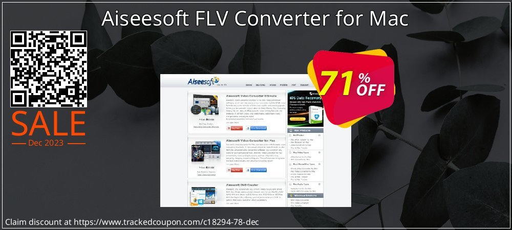 Aiseesoft FLV Converter for Mac coupon on Easter Day offering sales