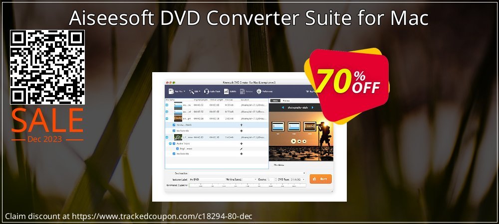 Aiseesoft DVD Converter Suite for Mac coupon on National Walking Day discounts