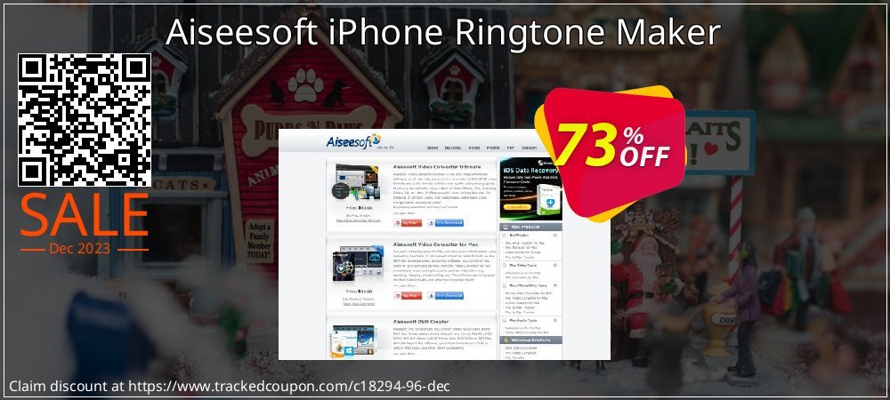 Aiseesoft iPhone Ringtone Maker coupon on World Party Day offering sales
