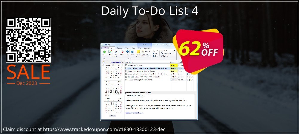 Daily To-Do List 4 coupon on Virtual Vacation Day offering discount