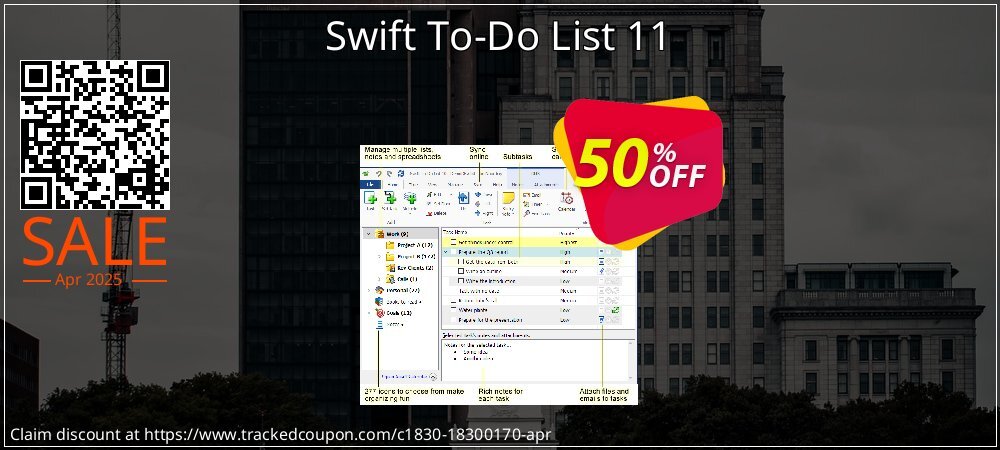 Swift To-Do List 11 coupon on National Walking Day discounts