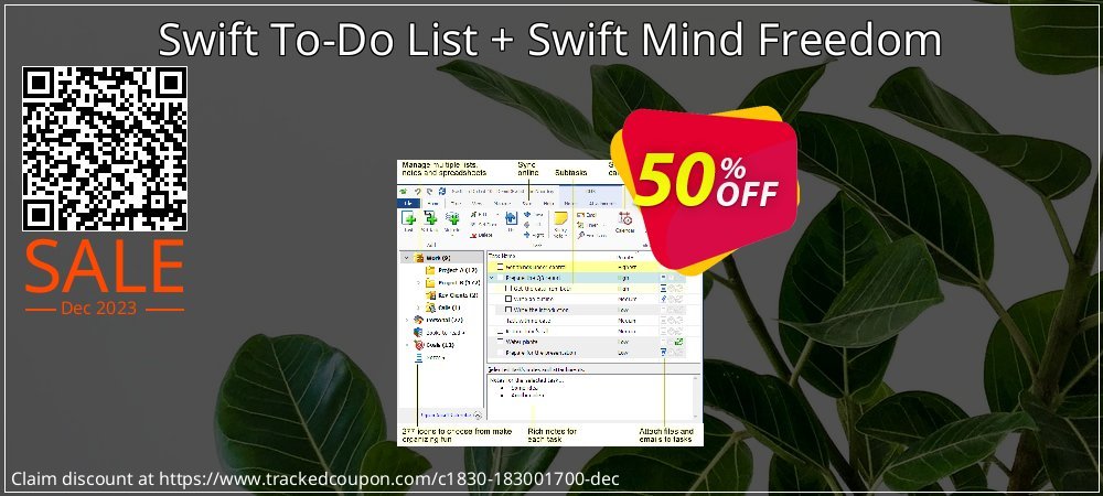 Swift To-Do List + Swift Mind Freedom coupon on National Walking Day discounts