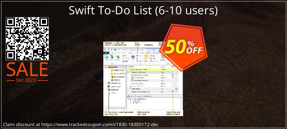 Swift To-Do List - 6-10 users  coupon on April Fools' Day sales