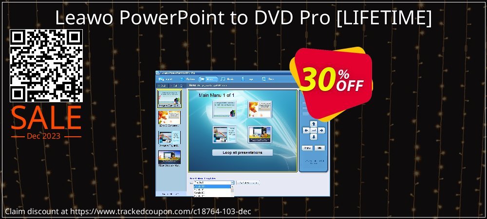 Leawo PowerPoint to DVD Pro  - LIFETIME  coupon on Easter Day offering sales
