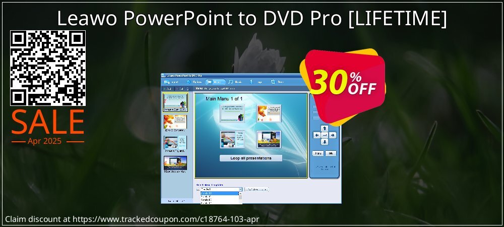 Leawo PowerPoint to DVD Pro  - LIFETIME  coupon on Easter Day offering sales