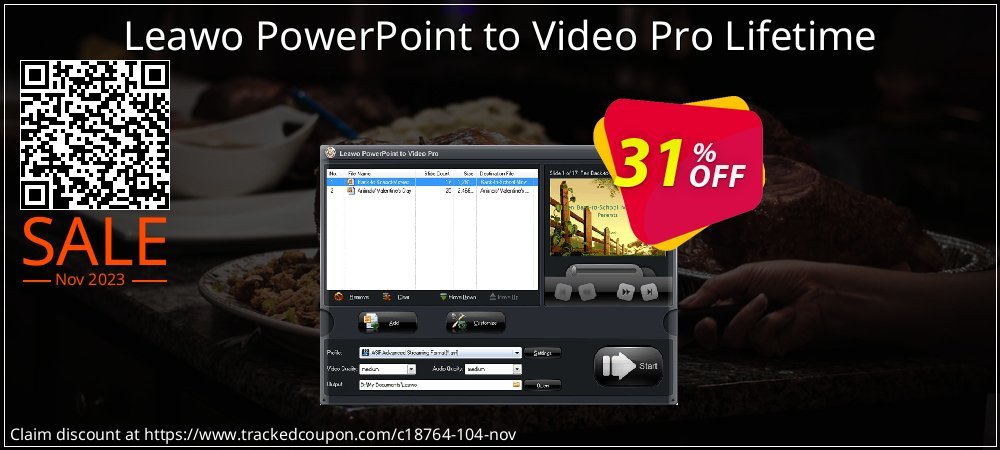 Leawo PowerPoint to Video Pro Lifetime coupon on Tell a Lie Day super sale