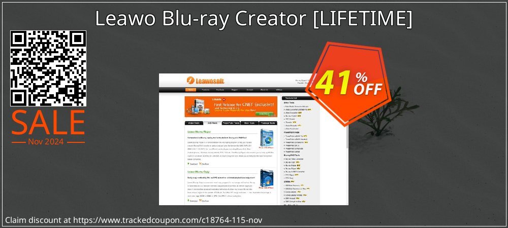 Leawo Blu-ray Creator  - LIFETIME  coupon on National Walking Day promotions