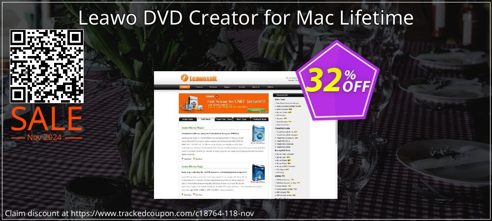 Leawo DVD Creator for Mac Lifetime coupon on Virtual Vacation Day deals