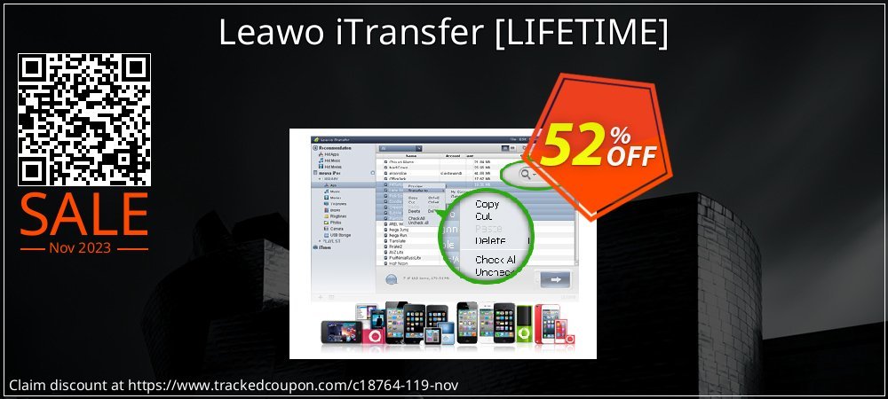 Leawo iTransfer  - LIFETIME  coupon on Tell a Lie Day discount