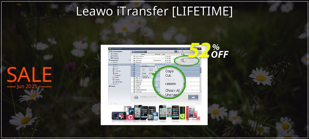 Leawo iTransfer  - LIFETIME  coupon on World Password Day offering discount