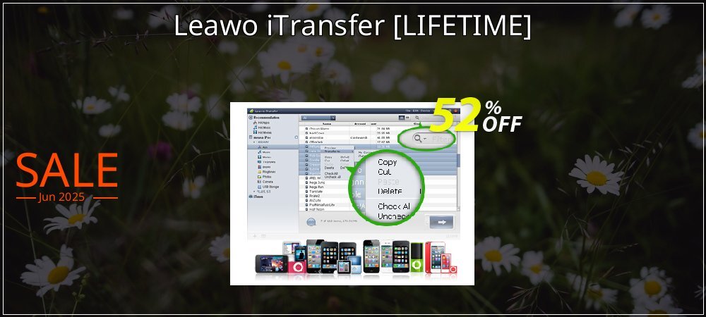 Leawo iTransfer  - LIFETIME  coupon on Tell a Lie Day discount