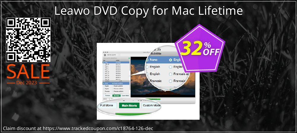 Leawo DVD Copy for Mac Lifetime coupon on Palm Sunday sales