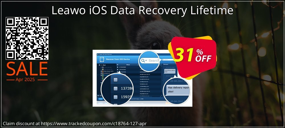 Leawo iOS Data Recovery Lifetime coupon on April Fools' Day offer