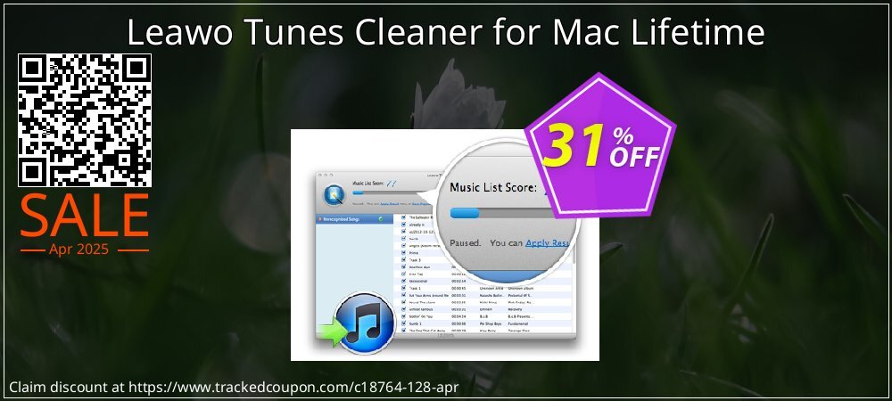 Leawo Tunes Cleaner for Mac Lifetime coupon on Easter Day discount