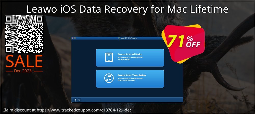 Leawo iOS Data Recovery for Mac Lifetime coupon on Tell a Lie Day offering discount