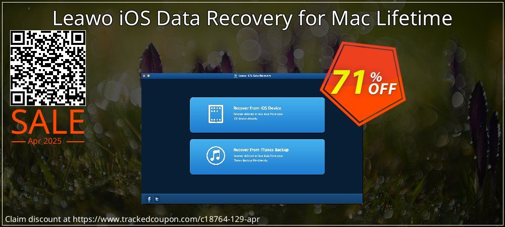 Leawo iOS Data Recovery for Mac Lifetime coupon on Tell a Lie Day offering discount