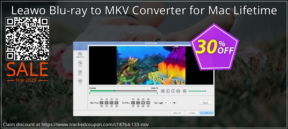 Leawo Blu-ray to MKV Converter for Mac Lifetime coupon on Virtual Vacation Day discounts