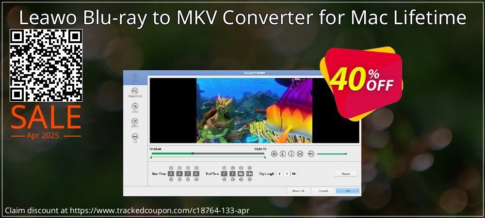 Leawo Blu-ray to MKV Converter for Mac Lifetime coupon on Constitution Memorial Day sales