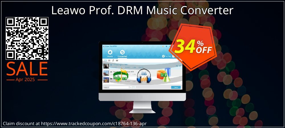 Leawo Prof. DRM Music Converter coupon on World Party Day offer