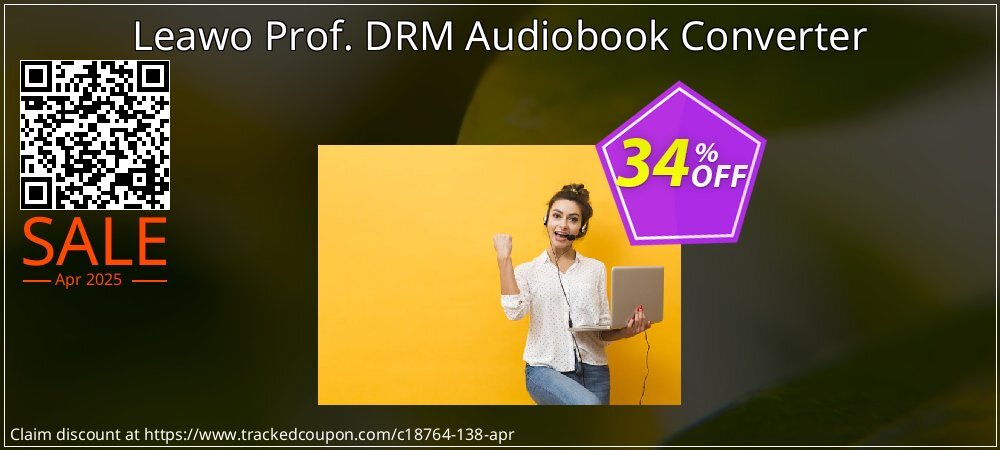 Leawo Prof. DRM Audiobook Converter coupon on Easter Day offering discount