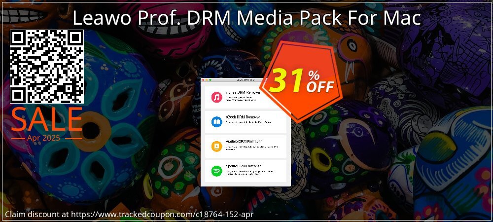 Leawo Prof. DRM Media Pack For Mac coupon on April Fools' Day sales