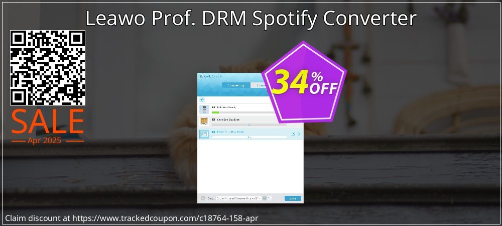 Leawo Prof. DRM Spotify Converter coupon on Easter Day super sale