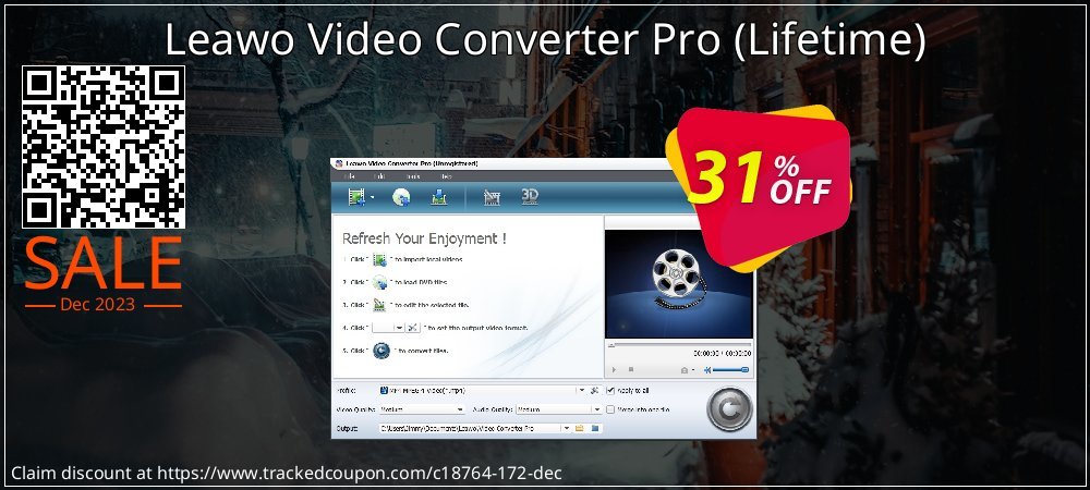 Leawo Video Converter Pro - Lifetime  coupon on April Fools' Day offer