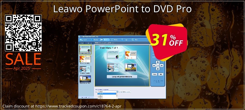 Leawo PowerPoint to DVD Pro coupon on April Fools' Day discount