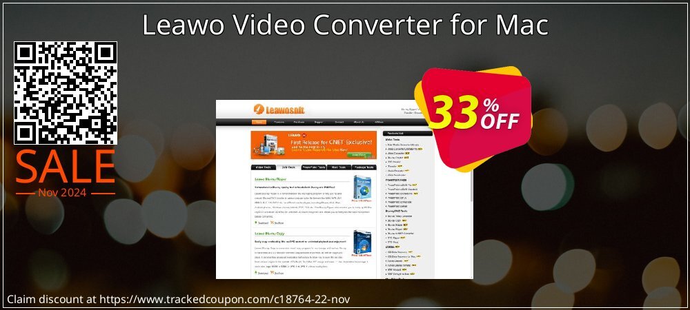 Leawo Video Converter for Mac coupon on Working Day super sale
