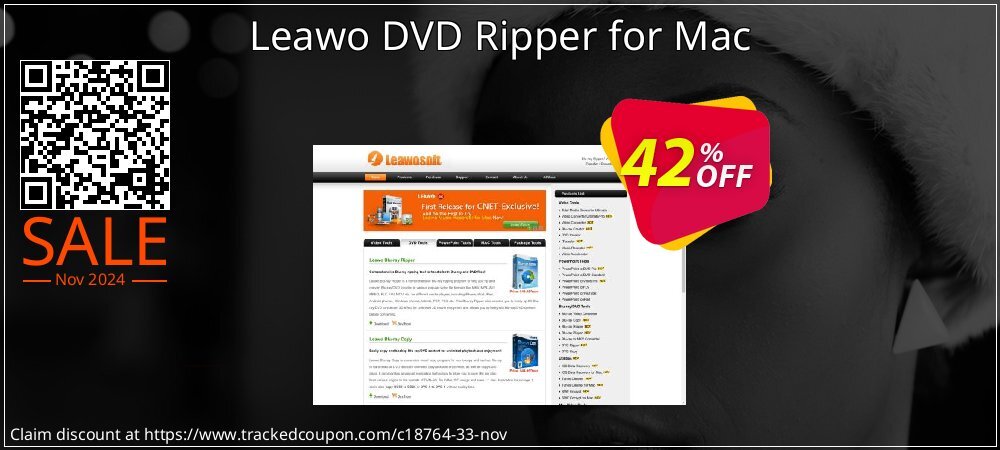 Leawo DVD Ripper for Mac coupon on Easter Day discounts