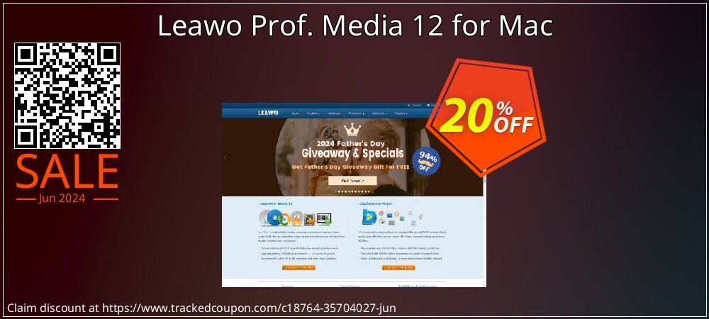 Leawo Prof. Media 12 for Mac coupon on Working Day discount