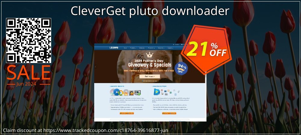 CleverGet pluto downloader coupon on Working Day offering discount