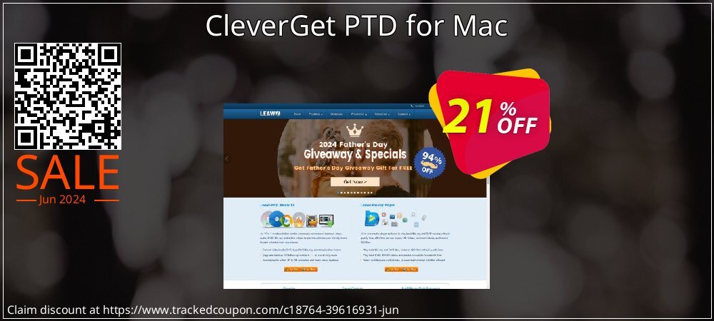 CleverGet pluto downloader for MAC coupon on National Loyalty Day offering discount