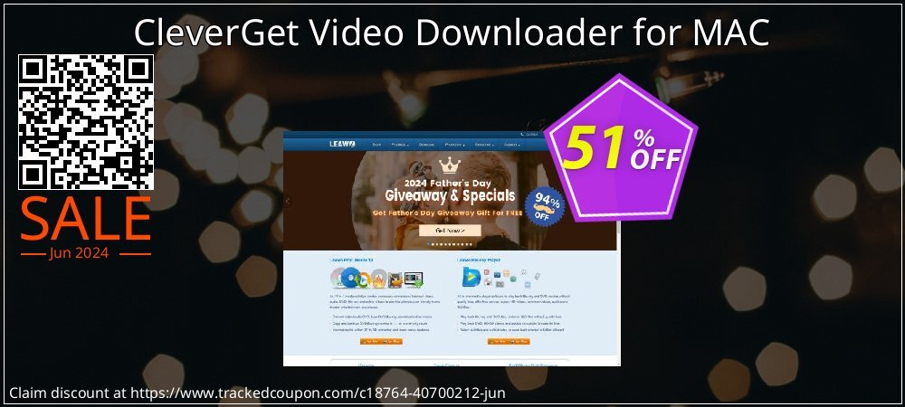CleverGet Video Downloader for MAC coupon on Working Day sales