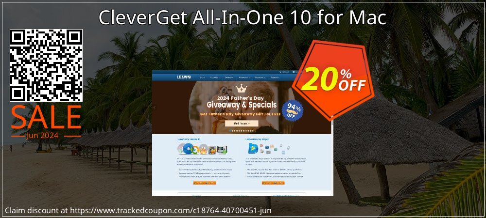 CleverGet All-In-One 10 for Mac coupon on National Loyalty Day offering sales