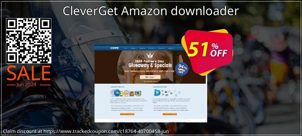 CleverGet Amazon downloader coupon on Constitution Memorial Day discount