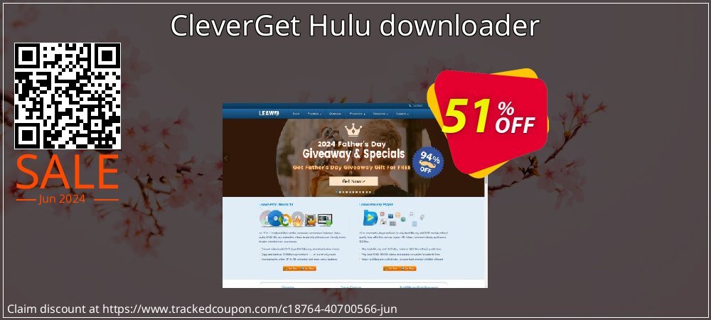CleverGet Hulu downloader coupon on National Loyalty Day discount