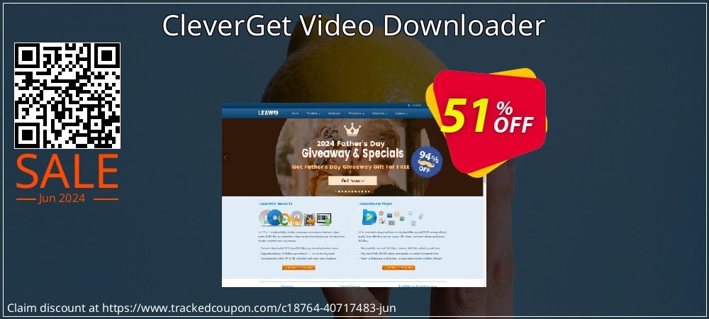 CleverGet Video Downloader coupon on Constitution Memorial Day sales