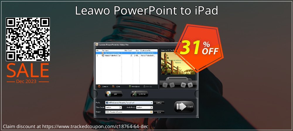 Leawo PowerPoint to iPad coupon on Tell a Lie Day offer