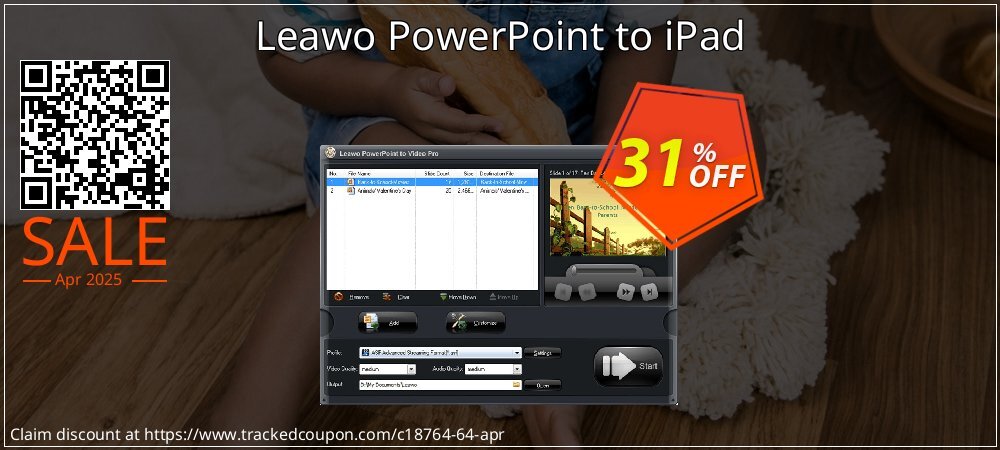 Leawo PowerPoint to iPad coupon on April Fools' Day deals