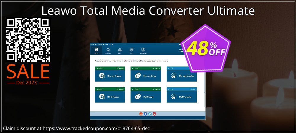 Leawo Total Media Converter Ultimate coupon on World Backup Day offer
