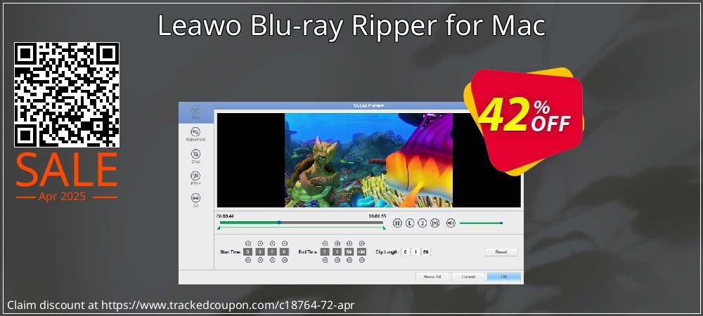 Leawo Blu-ray Ripper for Mac coupon on April Fools' Day deals