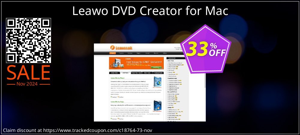 Leawo DVD Creator for Mac coupon on Easter Day offer