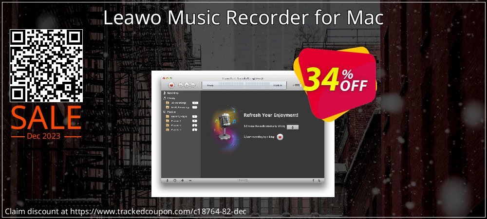 Leawo Music Recorder for Mac coupon on April Fools' Day offer