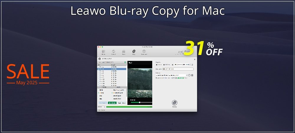 Leawo Blu-ray Copy for Mac coupon on April Fools' Day discount