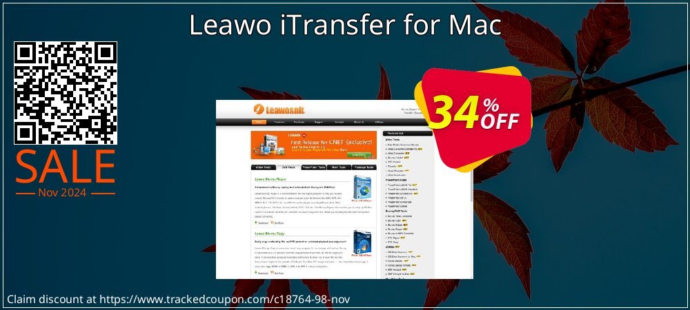 Leawo iTransfer for Mac coupon on Constitution Memorial Day deals