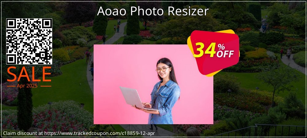 Aoao Photo Resizer coupon on National Memo Day deals