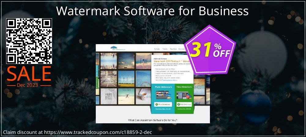 Watermark Software for Business coupon on National Memo Day sales