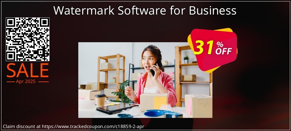 Watermark Software for Business coupon on Working Day sales